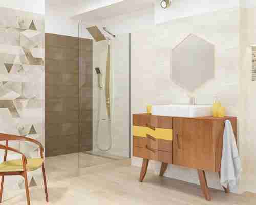 Плитка керамическая Paradyz Attiya Beige Motyw А настенная 60х20